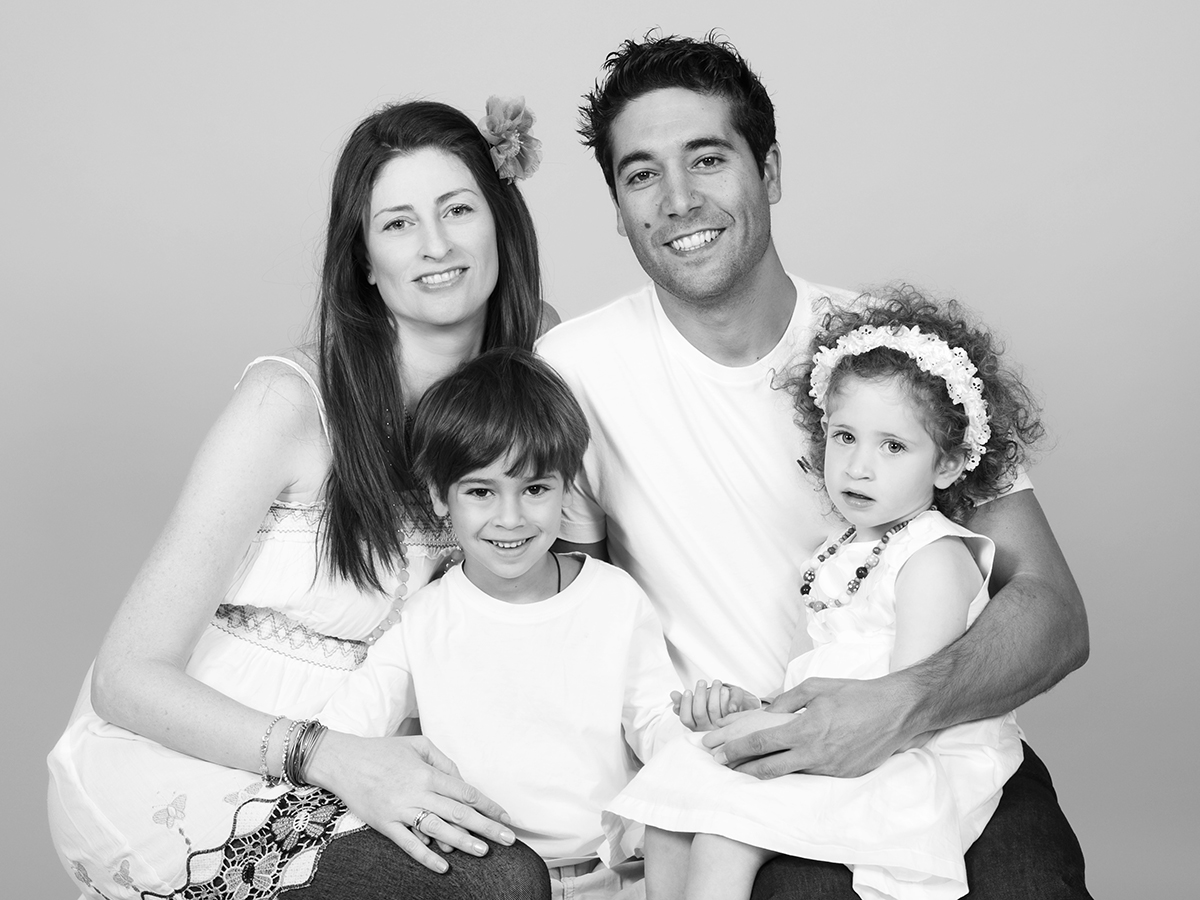 Portrait photography od family and children in Rome